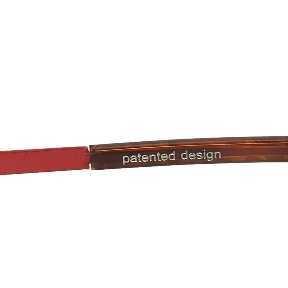 BOZ Eyeglasses Frames WOODY 9530 Brown Panther Red Matte Striped 53-15.5-135